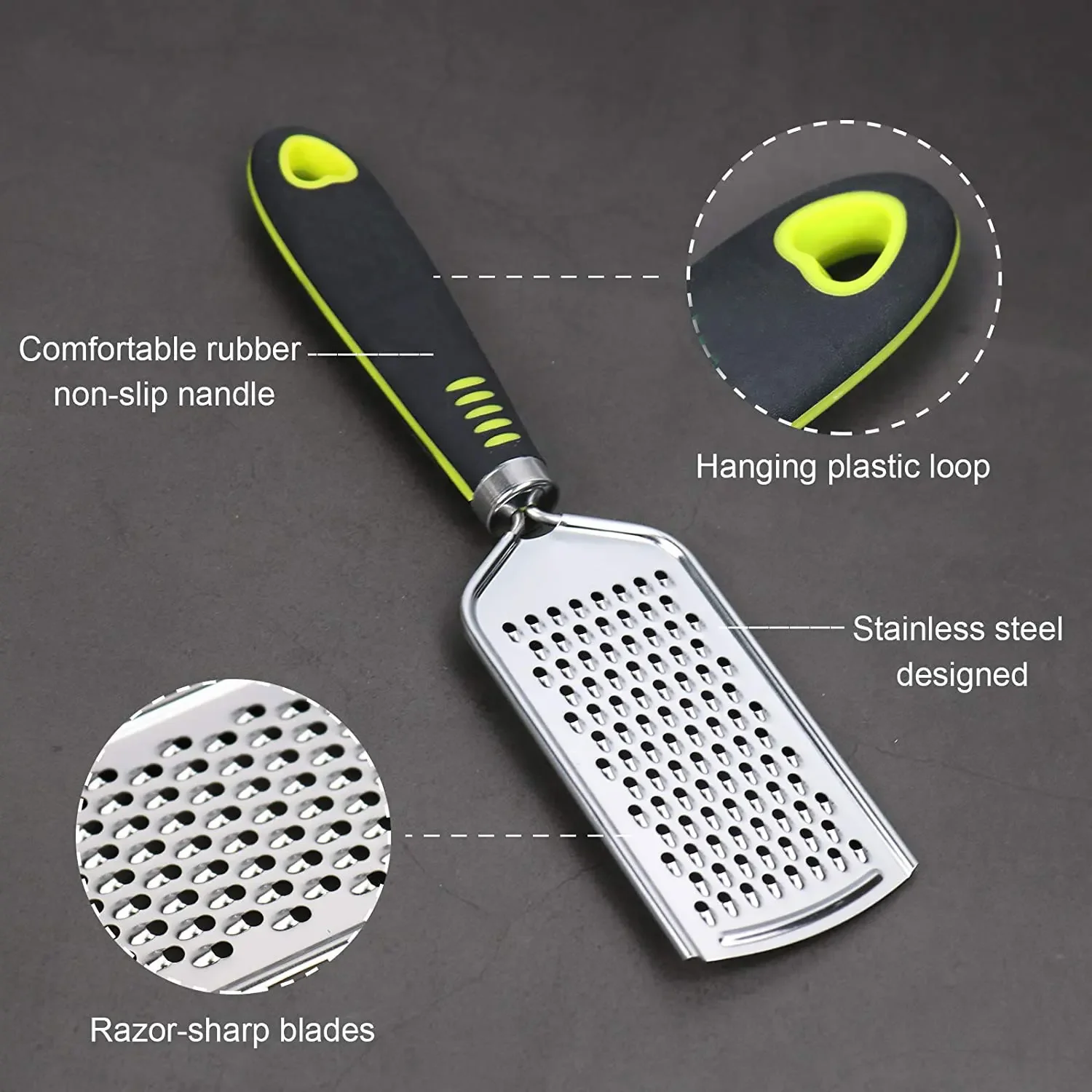 Vegetable Fruit Grater Multi-purpose Slicer Peeler Dicer Cheese Garlic Ginger Chocolate Cutter Chopper Kitchen Gadgets Tools