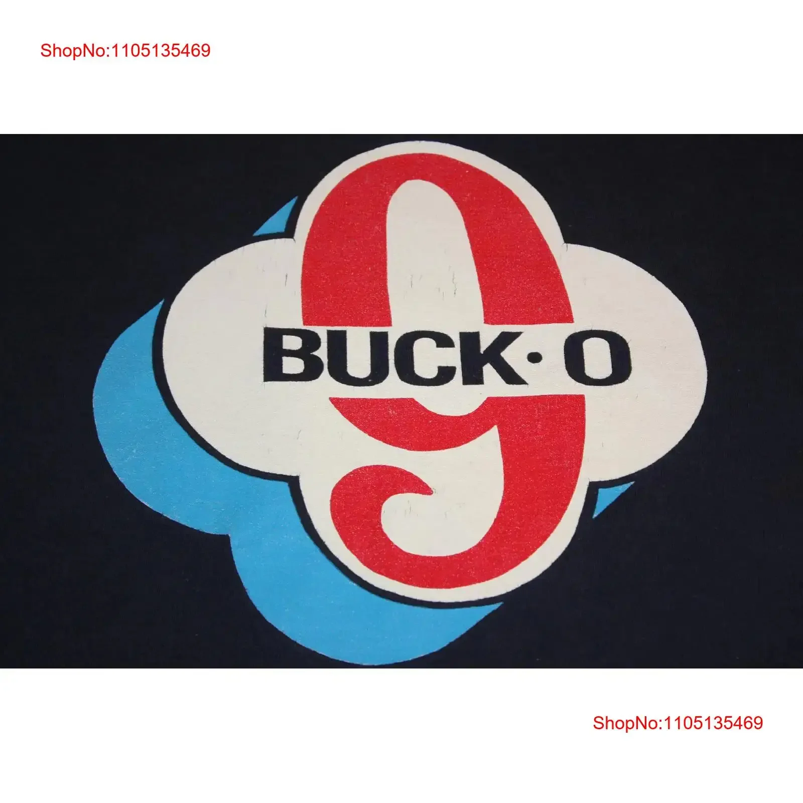 XL original vtg 90s BUCK O 9 camiseta so cal punk ska 0 nueve 53 33 vintage lavado gráfico homme transpirable Unisex Casual