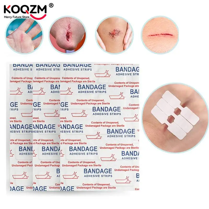 10PCs Waterproof Band Aid Butterfly Adhesive Wound Closure Band Aid Emergency Kit Adhesive Bandages