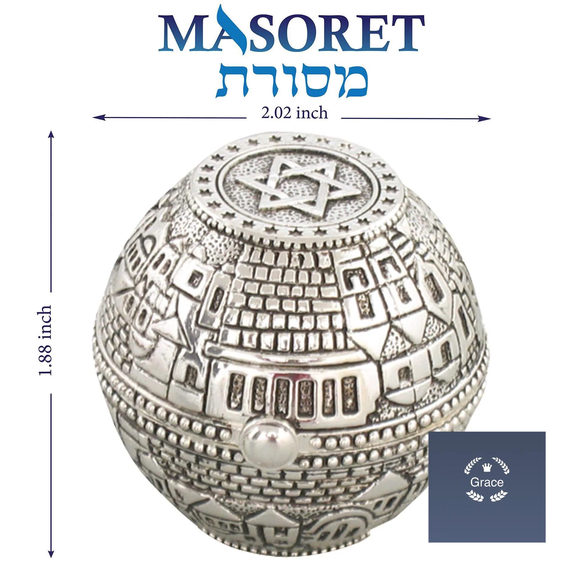 

Израильский Маoret, дорожный шар, подсвечник, креативный настольный декоративный металлический ремесленный дисплей, предмет