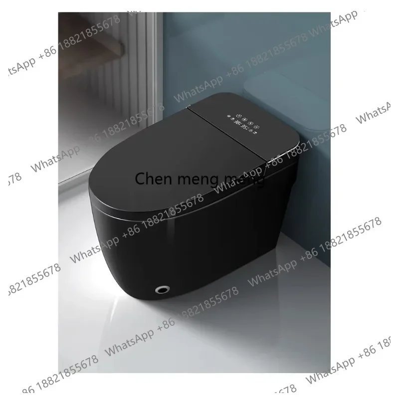 F150 Smart toilet fully automatic integrated firing all black siphon built-in foam shield