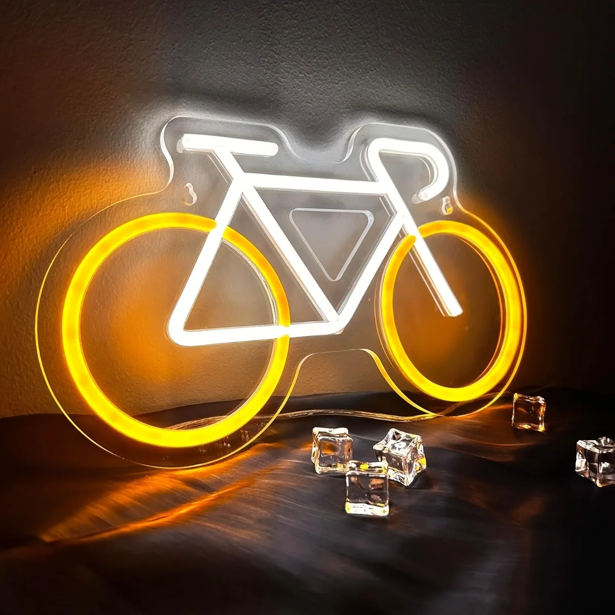Bicycle LED Neon Signs for Men'S Space, the best Ideal Presents for Bicycle Enthusiasts, Home Decoration Bicycle Theme Wall Art