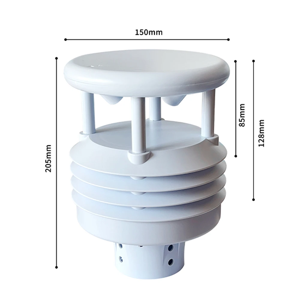 Ultrasonic Multi-Parameter Wind Speed and Direction Sensor Outdoor Compact Weather Station Wind Speed Monitor