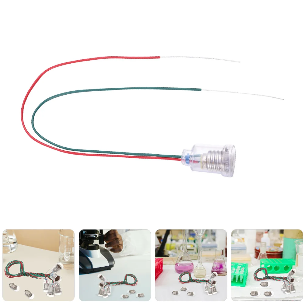 

12Pcs Lamp Holder Screw Fitting Wire DIY Lighting Home Office Store Tiny Light Bulb Replacement Replacement Light Bulb Rack