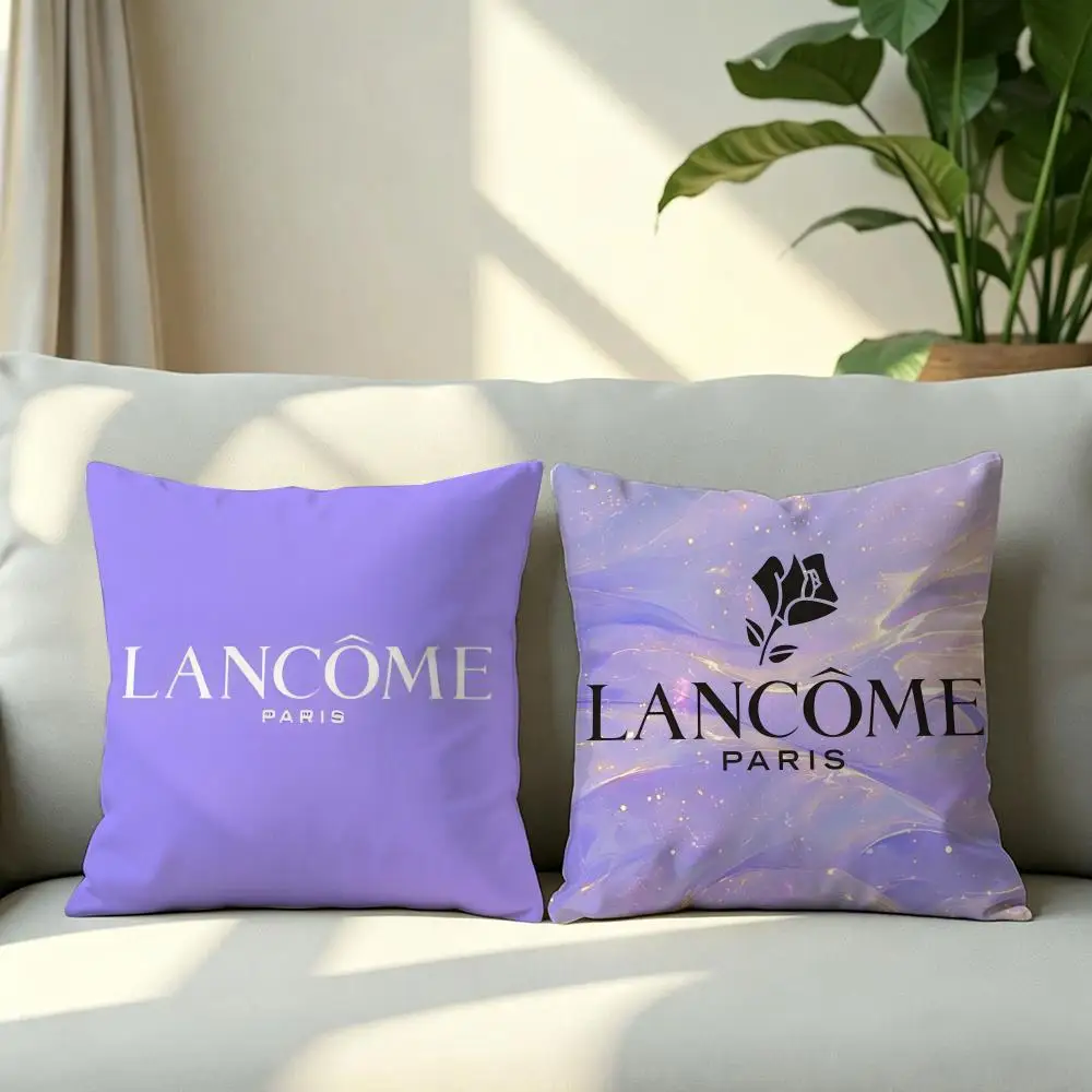 Beauty L-Lan-comeS Cushion Cover 4Pcs Soft Plush Throw Pillow Covers 40x40 45x45 for Sofa Bedroom