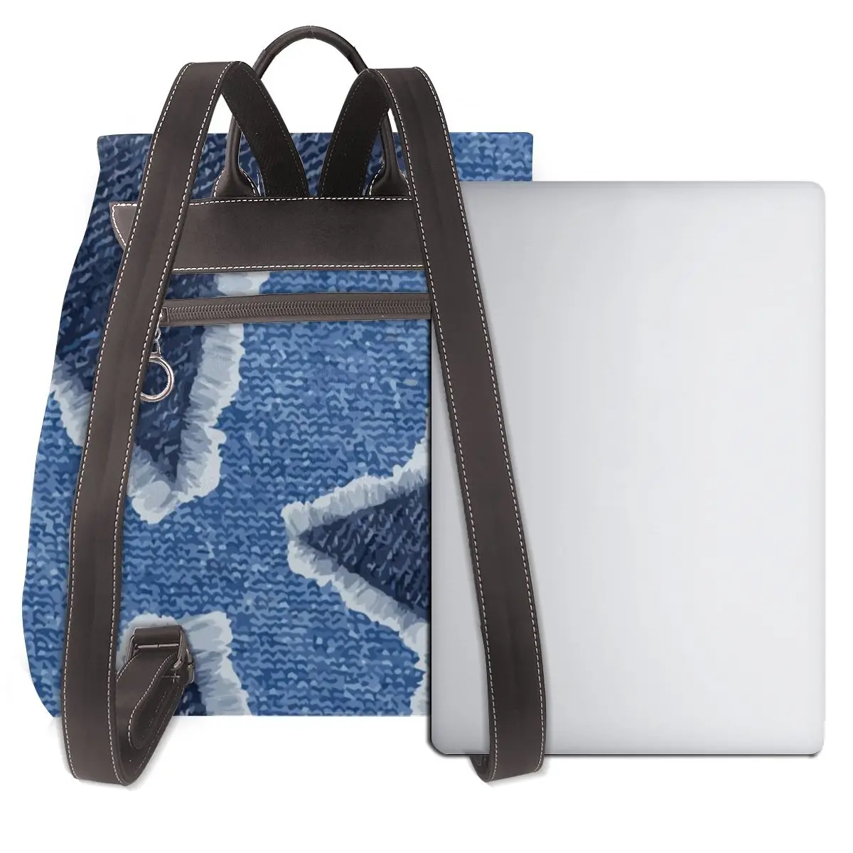 Borsa da scuola in pelle Casual con stampa artistica a stella multifunzione da donna nuova per borsa a tracolla da viaggio moda per ragazze