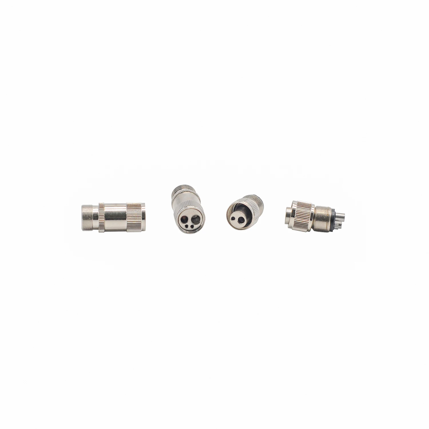 1pc Dental Turbine Handpiece Adapter 4 Holes 2 Holes Changer Connector for High Speed Handpiece Spare Parts Tool Tubing Hose
