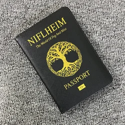 New Travel Passport Holder Men Story Niflheim cover per passaporti portafoglio da viaggio custodia per passaporto Organizer per documenti