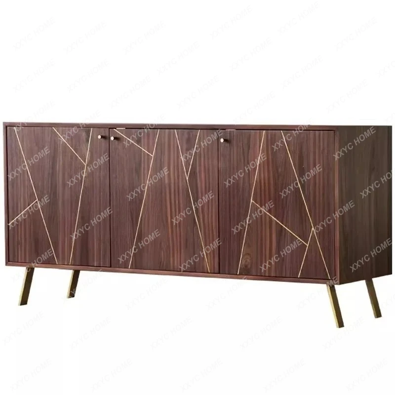 ls 42Light luxury simple modern living room dining room three doors entrance storage side cabinet dining side cabinet