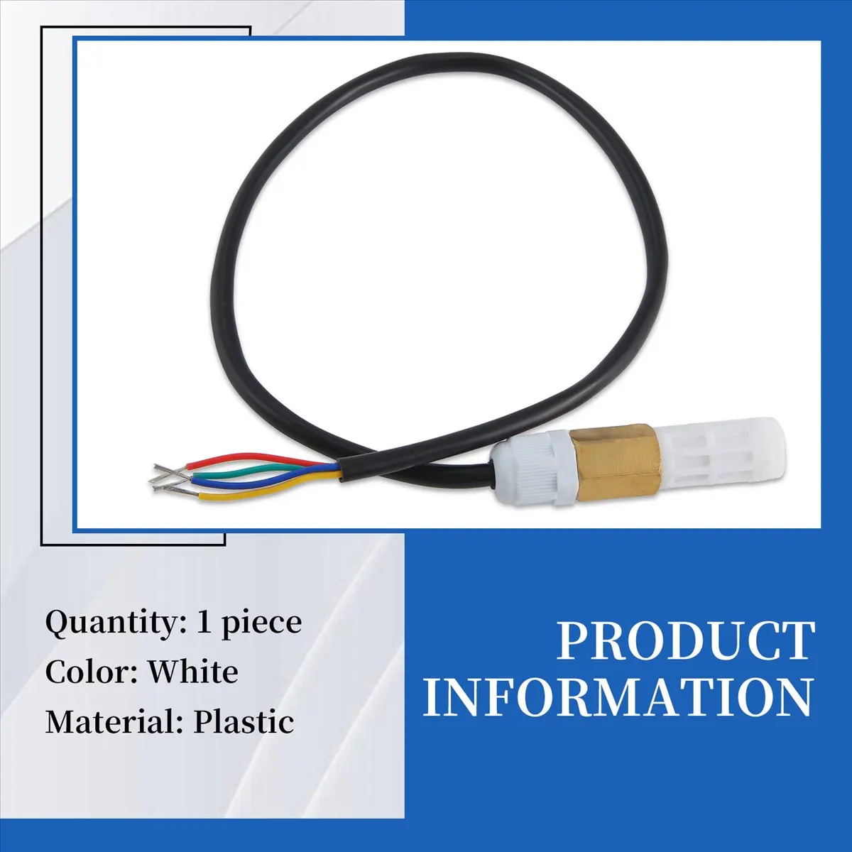 A74U SHT30 Waterproof Temperature and Humidity Sensor Probe Digital Temperature and Humidity Environmental Monitoring Sensor