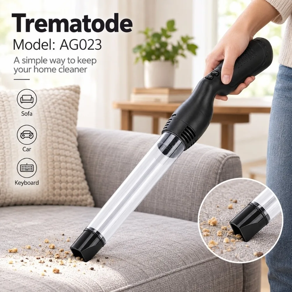 Strong Suction Force Vacuum Bug Catcher Handheld Design Electronic Repellent Insect Suction Device LED Illumination