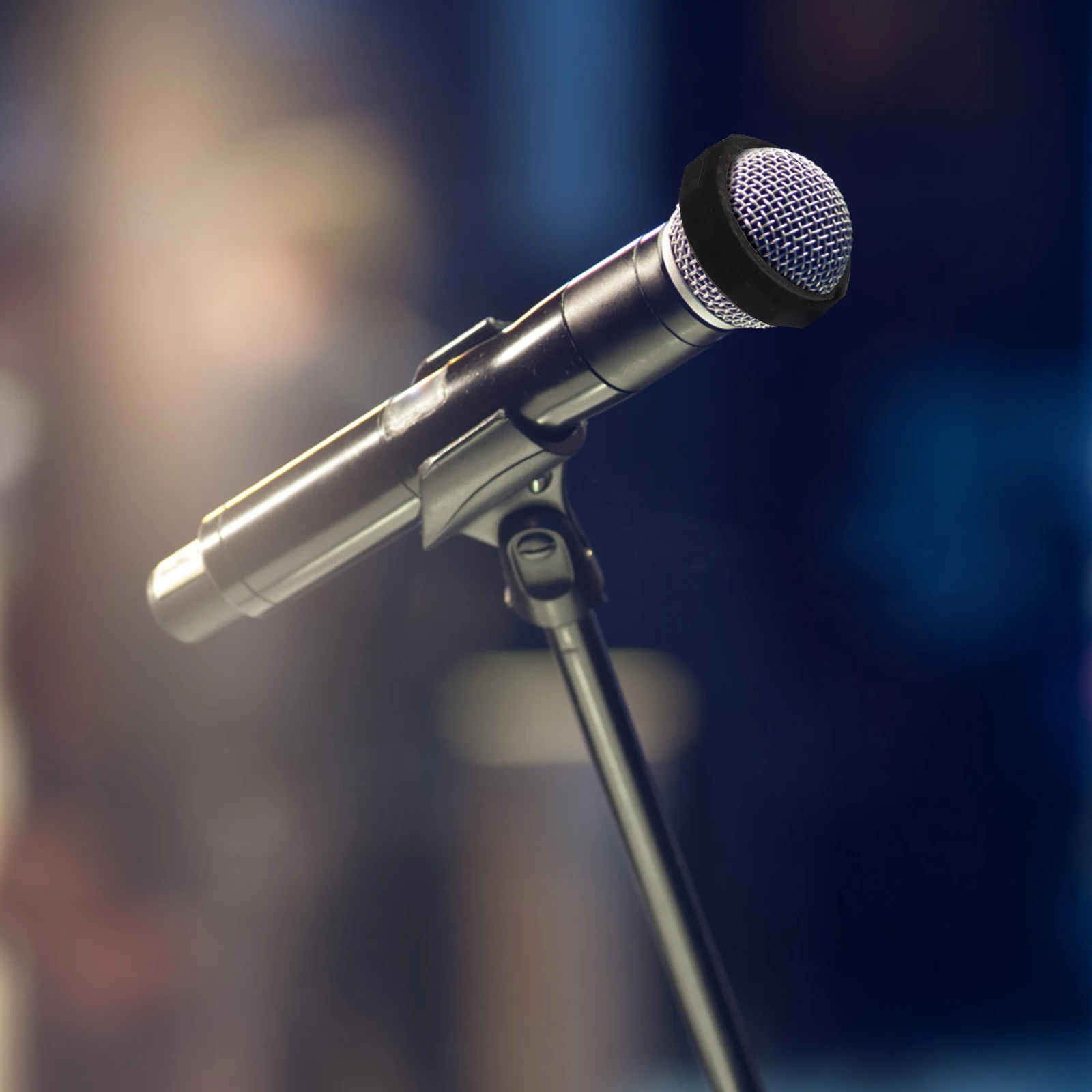 

6Pcs Microphone Anti-Drop Ring Premium Material Fine Craftsmanship Skidproof Microphone Anti-Rolling Protection Rings