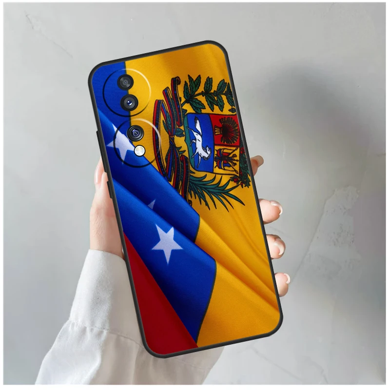 Venezuela Flag Coat Of Arms For Huawei Honor Magic 5 Pro 50 70 X8 X8a X9a P Smart Z Nova 5T P60 P20 P40 P30 Lite Case