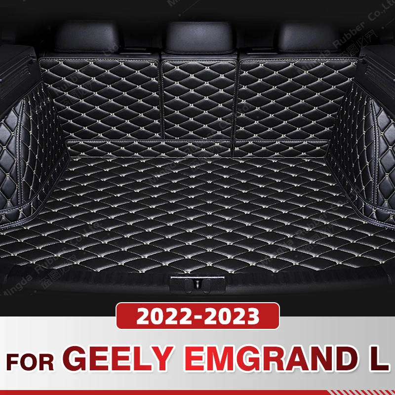 

Auto Full Coverage Trunk Mat For GEELY EMGRAND L 2022 2023 Car Boot Cover Pad Cargo Liner Interior Protector Accessories