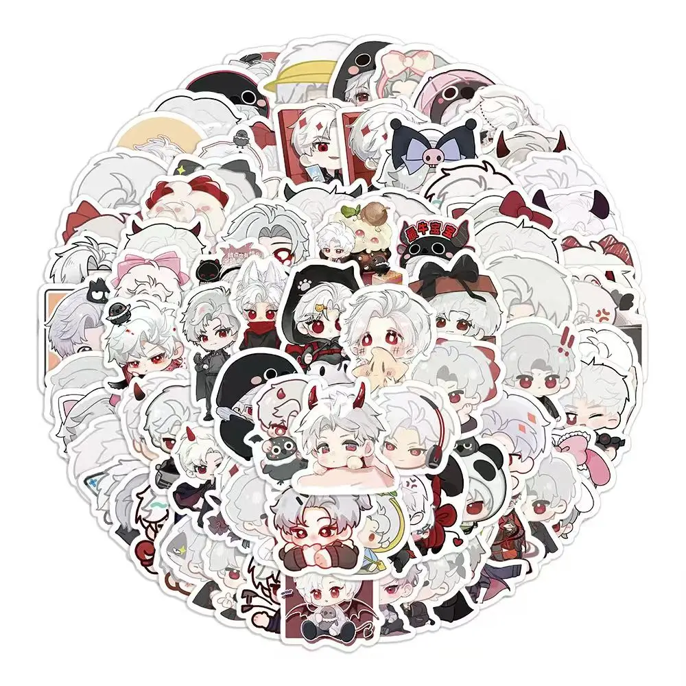 100Pcs/Set Kawaii Game Love and Deepspace Stickers Sylus Qin Che Decals DIY Waterproof Sticker gift