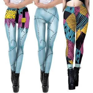 Halloween Sally Suit Cosplay -Kostüm, BodySuit -Anime -Film, Spandex Jumpsuit, Leggings Carnival Party, Zentai Diaoi Set 6 Hauptverkäufe Zentai Animal - №2