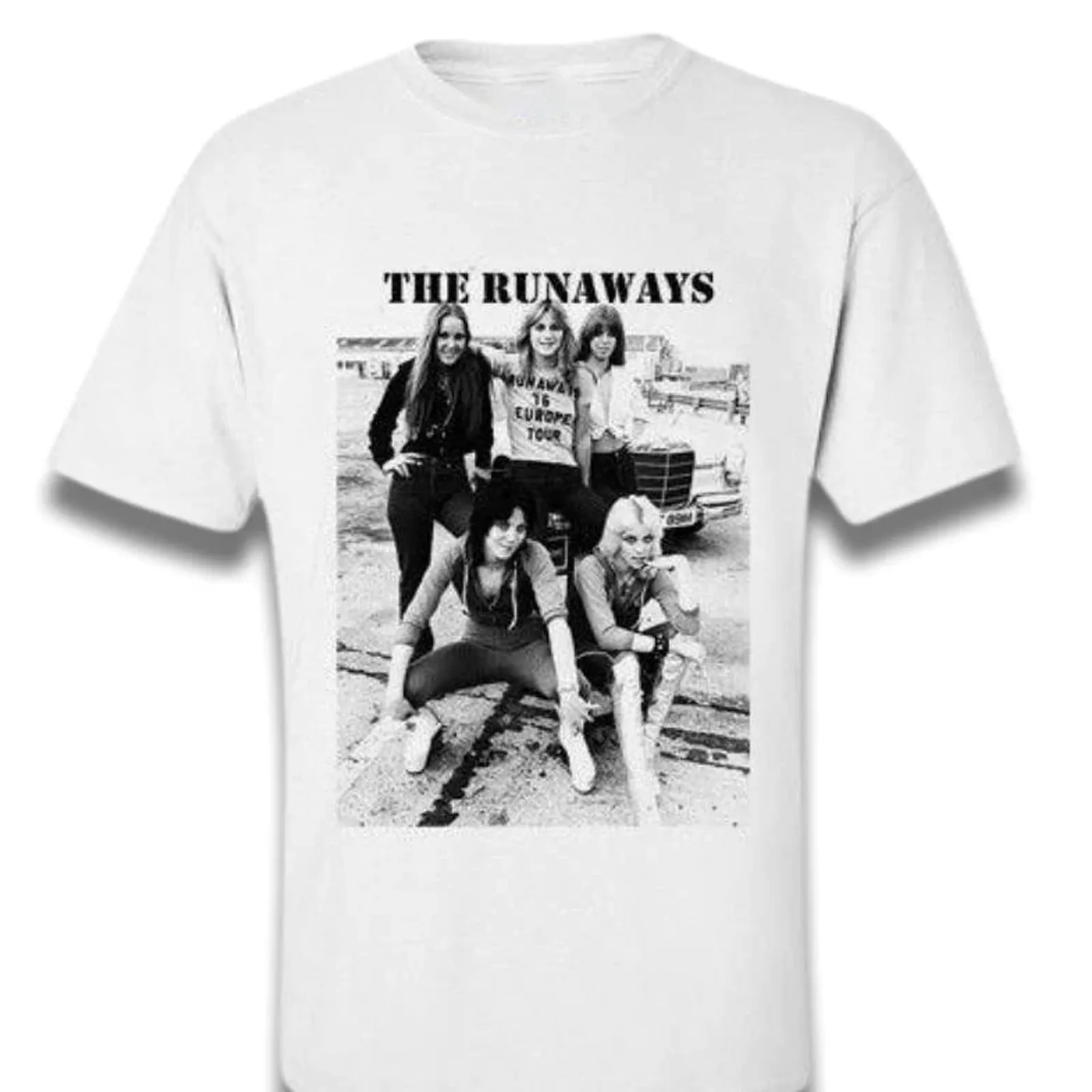 T-Shirt Vintage The Runaways white cotton All Size S-4XL EE1564