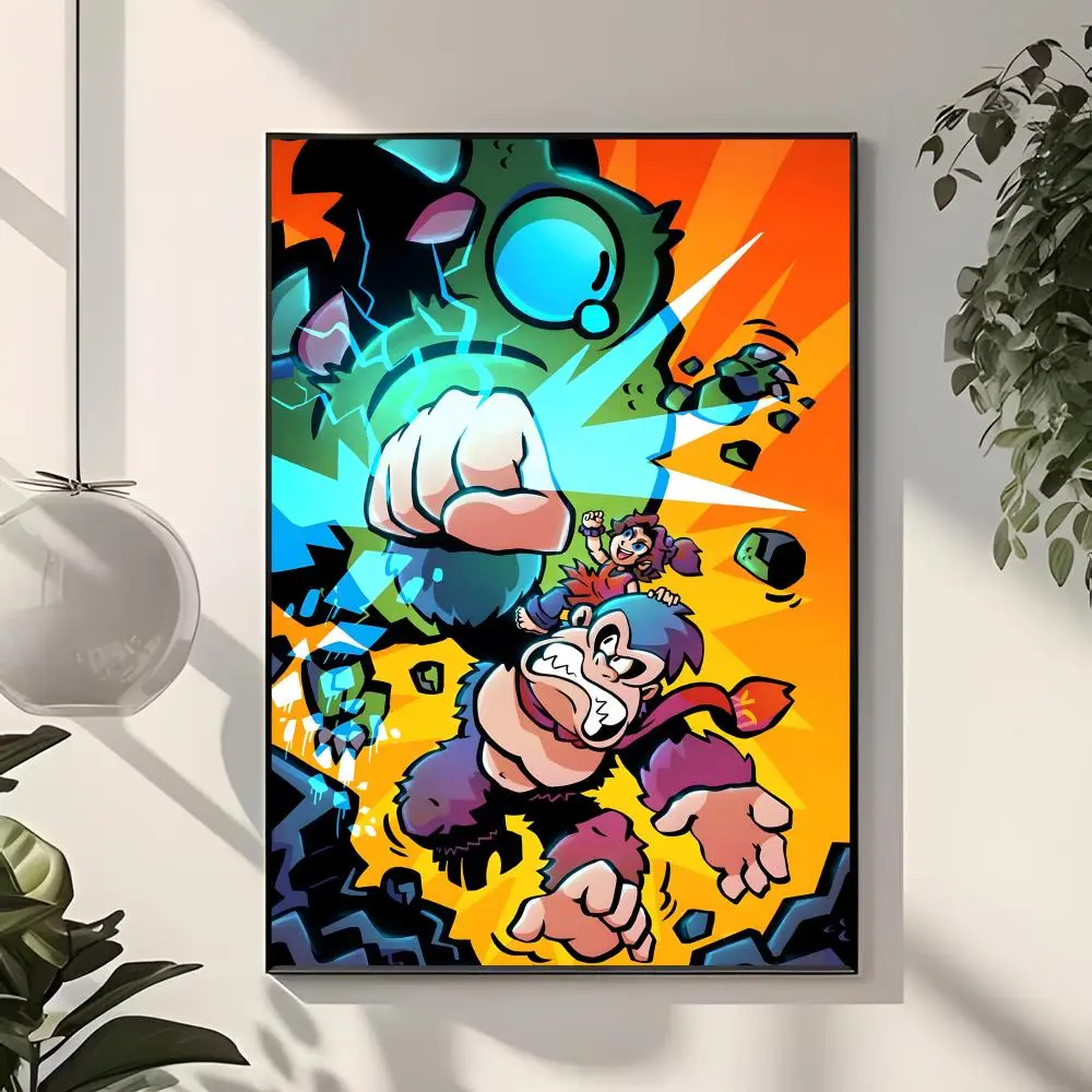 Game-Plattformer D-Donkey Kong Poster – Klassisches Wohninterieur & Moderne Wanddekoration, Kunstkollektion – Detail 10