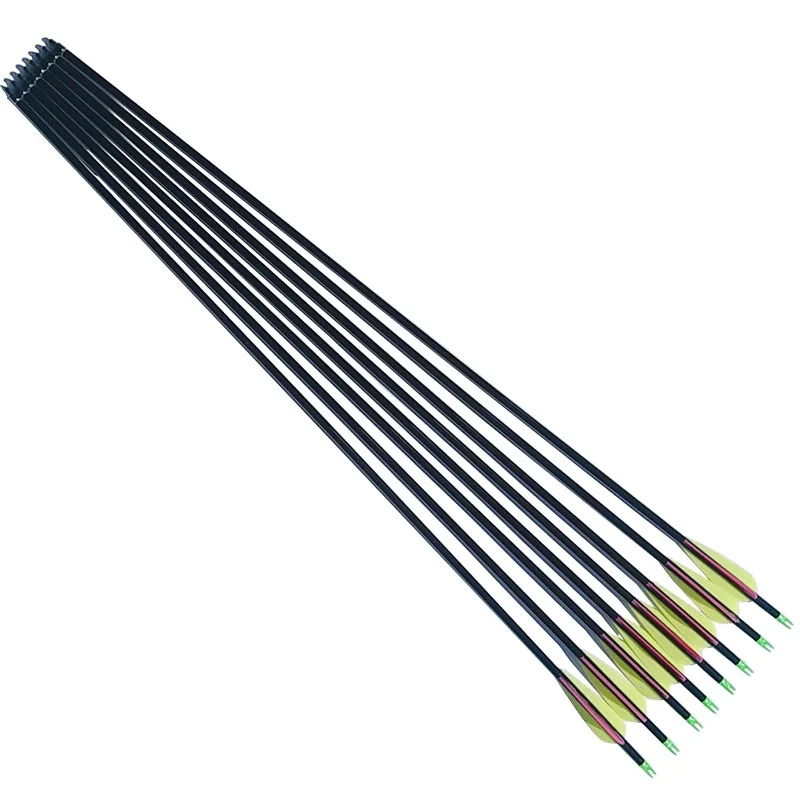 Flechas carbono Linkboy 6.2mm – Caza arco compuesto - imagen 4