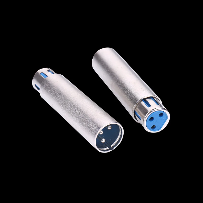 XLR connector Hot 3-Pin XLR Male to 3pin Female Gender Socket Audio Microphone Mic Extension Adapter Connectors