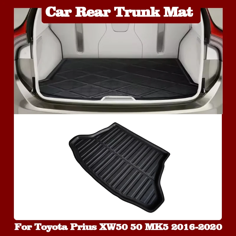 

Car Rear Trunk Mat for Toyota Prius XW50 50 MK5 2016-2020 2021 Luggage Liner Tray Parts Anti-slip Tray Floor Pad Auto Accessorie