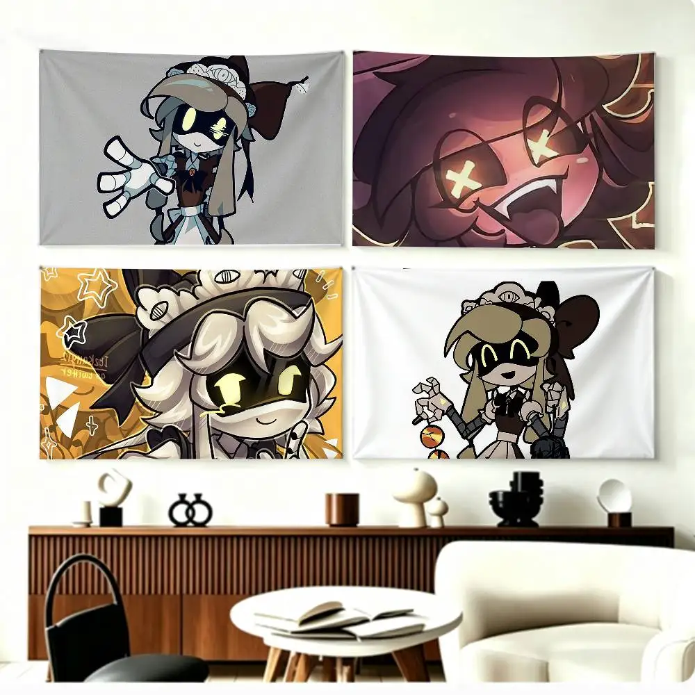 Murder Drones C-Cyn Flags Wall Hanging Background Art Banner for Bedroom Home Outdoor Decor