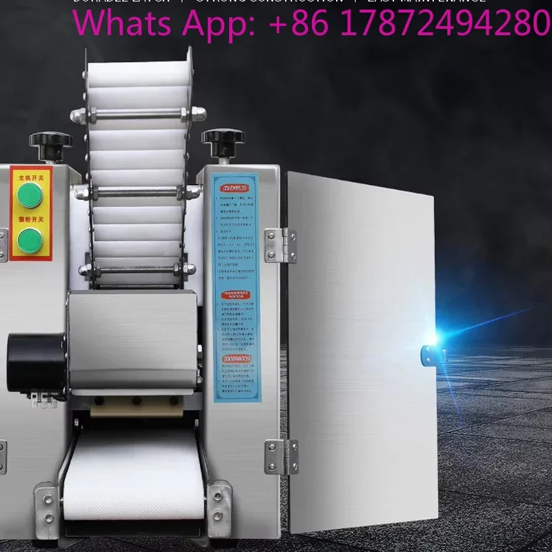 Mini Desktop Automatic Dumpling Gyoza Wonton Wrapper Making Machine For Retail Industrial Home Use Small Sheet Maker