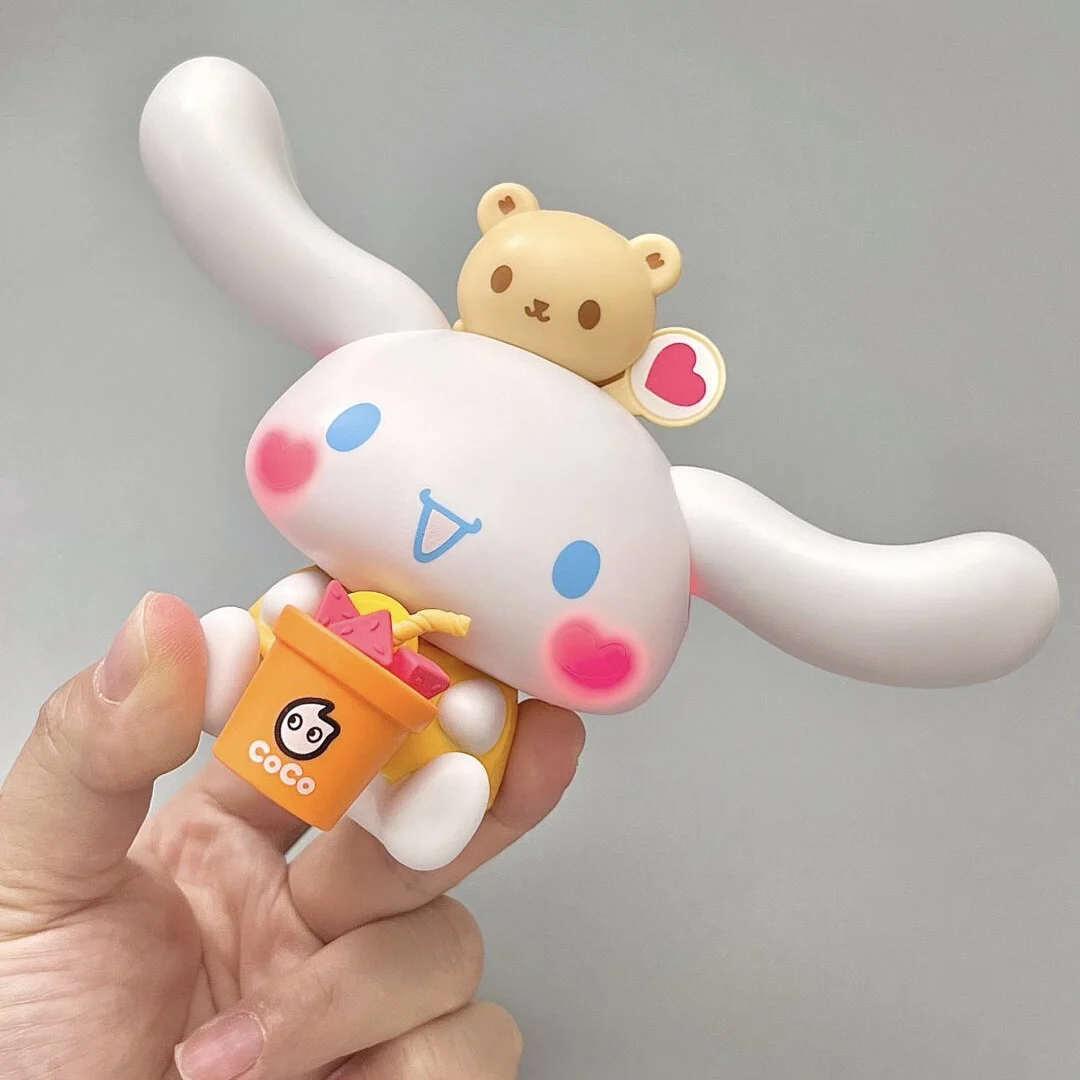 Coco Cinnamoroll Co Branded Toy Can All Be Made with The Little Bear Love Brand Featuring Watermelon Car Seals and Milk Tea Cups