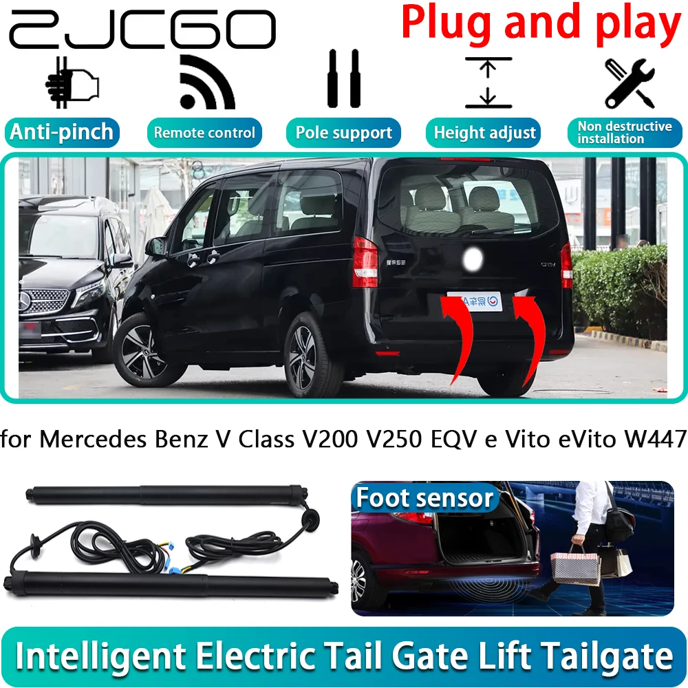 

for Mercedes Benz V Class V200 V250 EQV e Vito eVito W447 Car Electric Powered Tailgate Power Liftgate Automatic Tailgate System