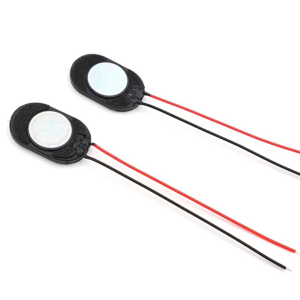 5 قطعة/الوحدة 8 أوم 1 واط صوت صغير القرن موصل 2415 هاتف لوحي مايكرو المتكلم 24 × 15 مللي متر البيضاوي المتكلم مع سلك 60 مللي متر لاردوينو #4