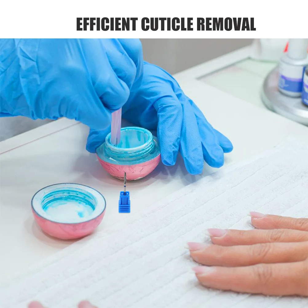 2 szt. Wiertła do polerowania paznokci do paznokci Przednie akcesoria do manicure ze stali wolframowej