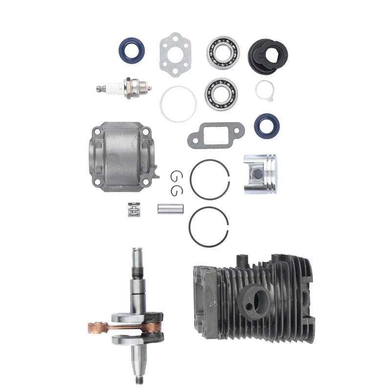 

AT43-цилиндровый поршень, комплект поддонов двигателя с коленчатым валом для бензопилы STIHL MS170 MS180 017 MS 180 38 мм
