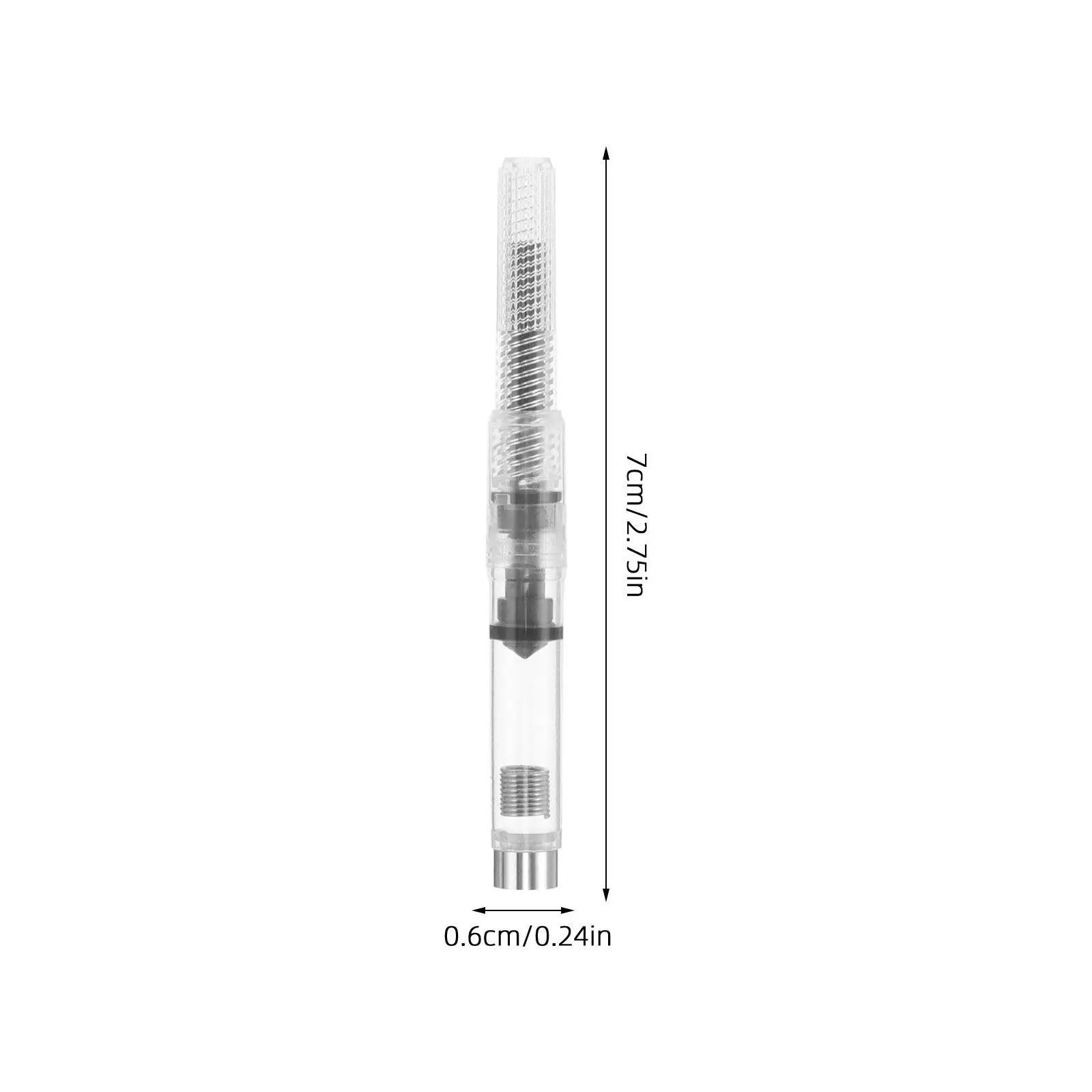 10Pcs Fountain Pen Ink Converter Universal Twist Mechanism 2.6mm Ink Filler Tool Easy Refilling for Office School Travel