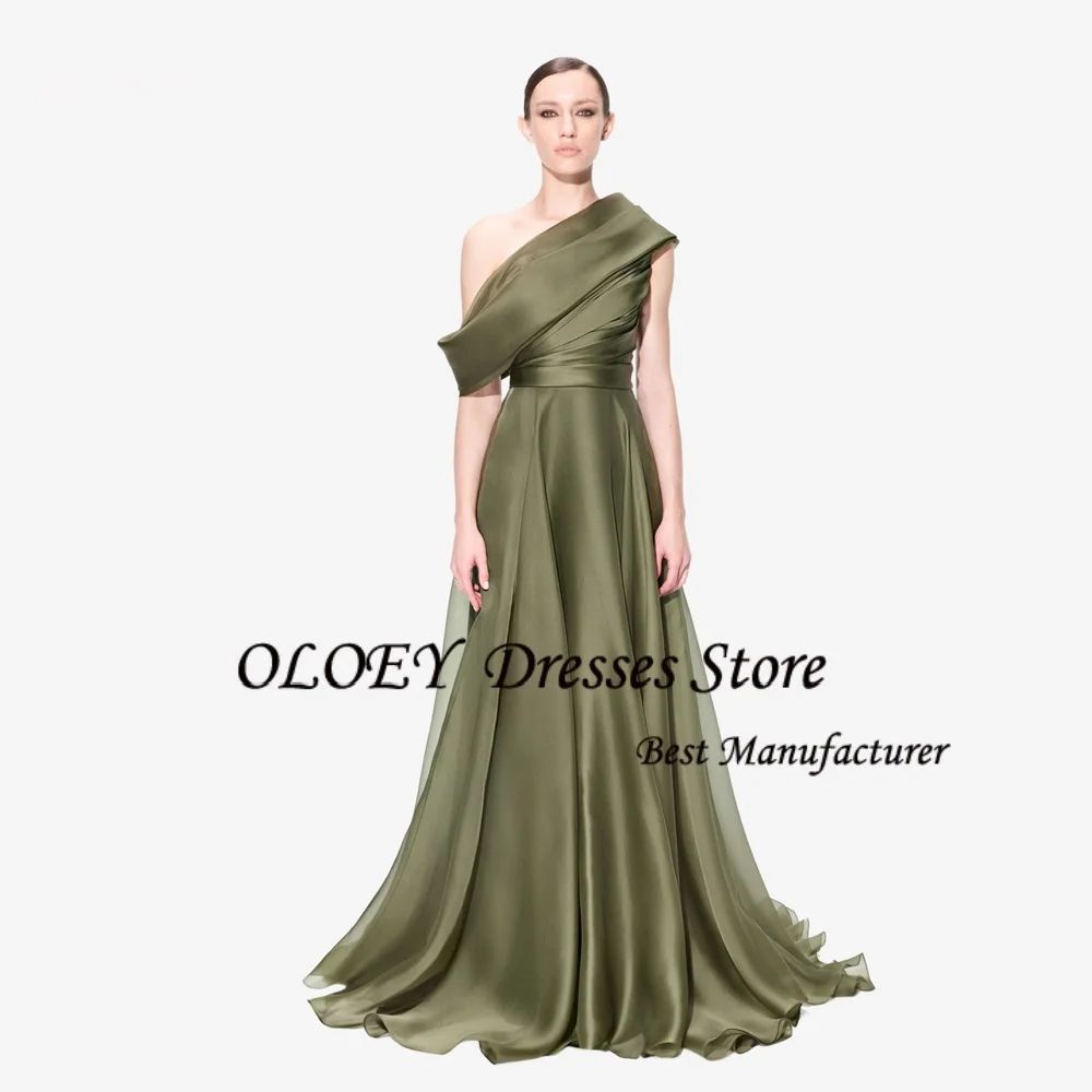فستان OLOEY فاخر للحفلات الراقصة 2026 فساتين سهرة مكشوفة الكتف للسيدات فساتين زفاف أنيقة للضيوف للمناسبات الخاصة الأورجانزا