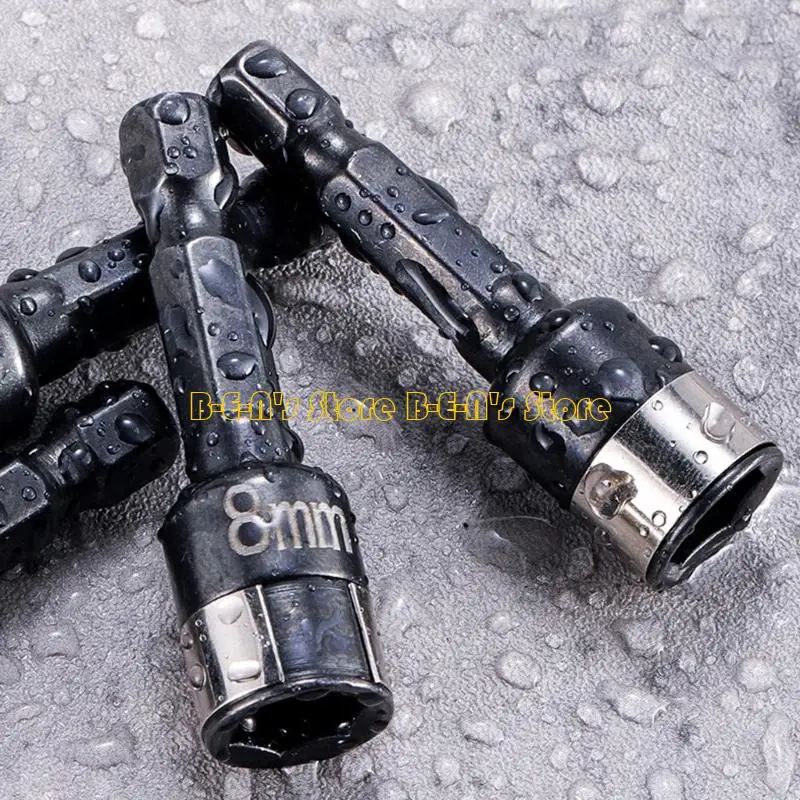 Y1AD 5Pcs Ball Bearing Design Impact Socket for Antislip Grip and Precisions in Mechanical Maintenance Tasks