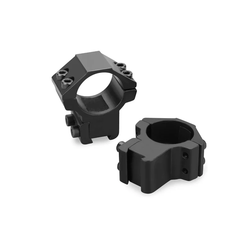 2 Pieces 25.4mm 1'' Dovetail Scope Rings, Low Profile Scope Mounts for 11mm Dovetail Rails,for Flashlight Optical Telescopes
