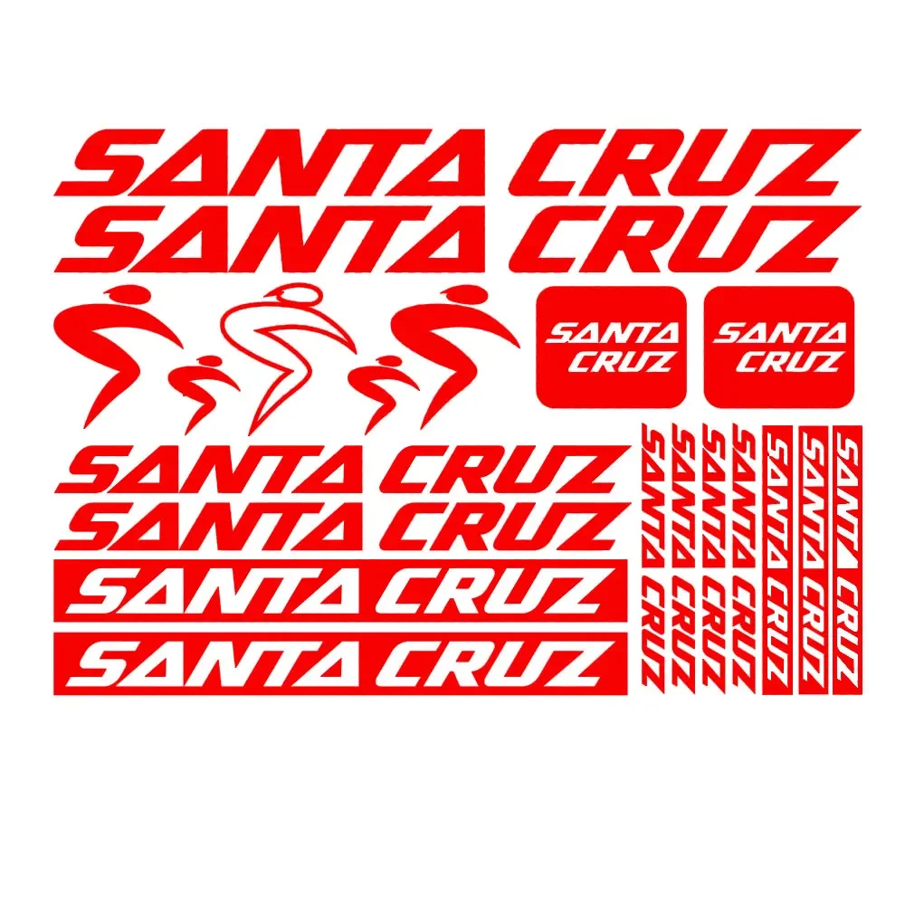 

30cm/40cm Car Sticker Compatible for SANTA CRUZ Sticker Kit Vinyl Stickers Bike Bicycle Bike Mtb Mountain Bike Decoration Decals
