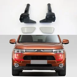 Car Front Bumper Headlamp Headlight Washer Sprayer Nozzle Pump Jet with Cover Cap For Mitsubishi Outlander 2013 2014 2015