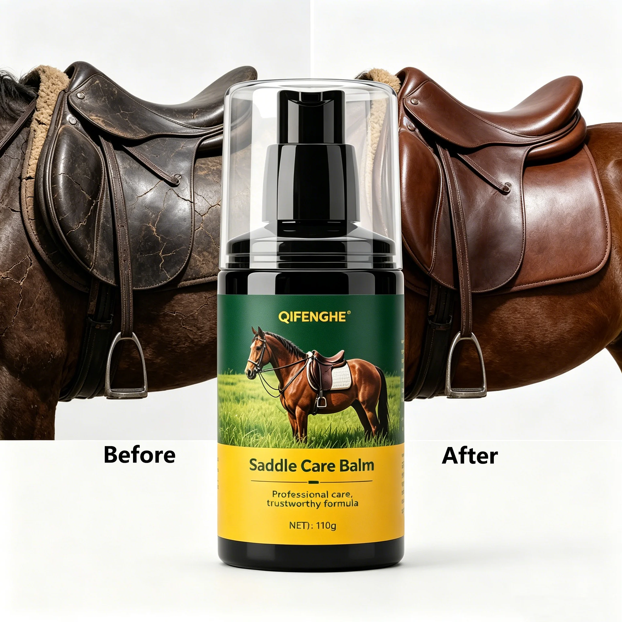 Saddle Care Balm Restore Leather Saddle Lustre Professional Maintenance Balm For Saddle Pads And Horse Riding Equipment