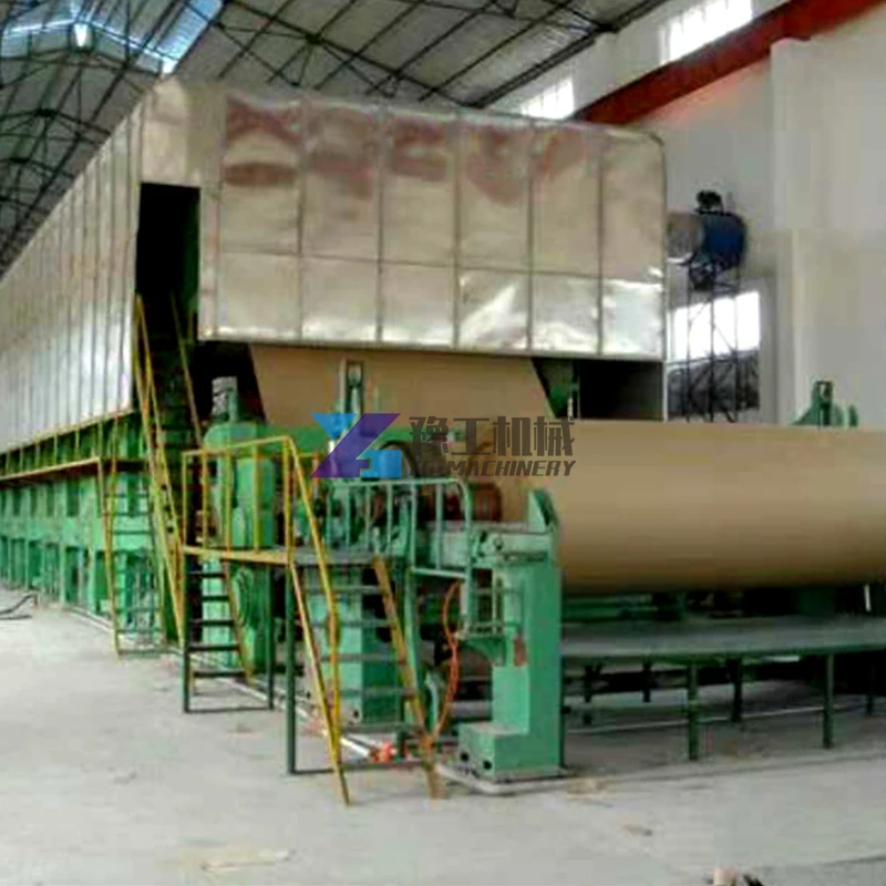 Full Automatic Kraft Paper Processing Machinery Making From Waste Paper Machine
