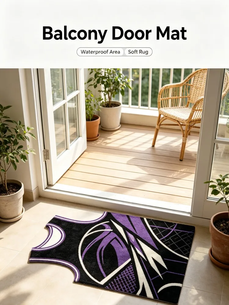 Special Basketball Jersey Shaped Doormat Soft Flannel Non Slip Floor Rug for Entrance Bathroom Balcony Cloakroom Home Decoration