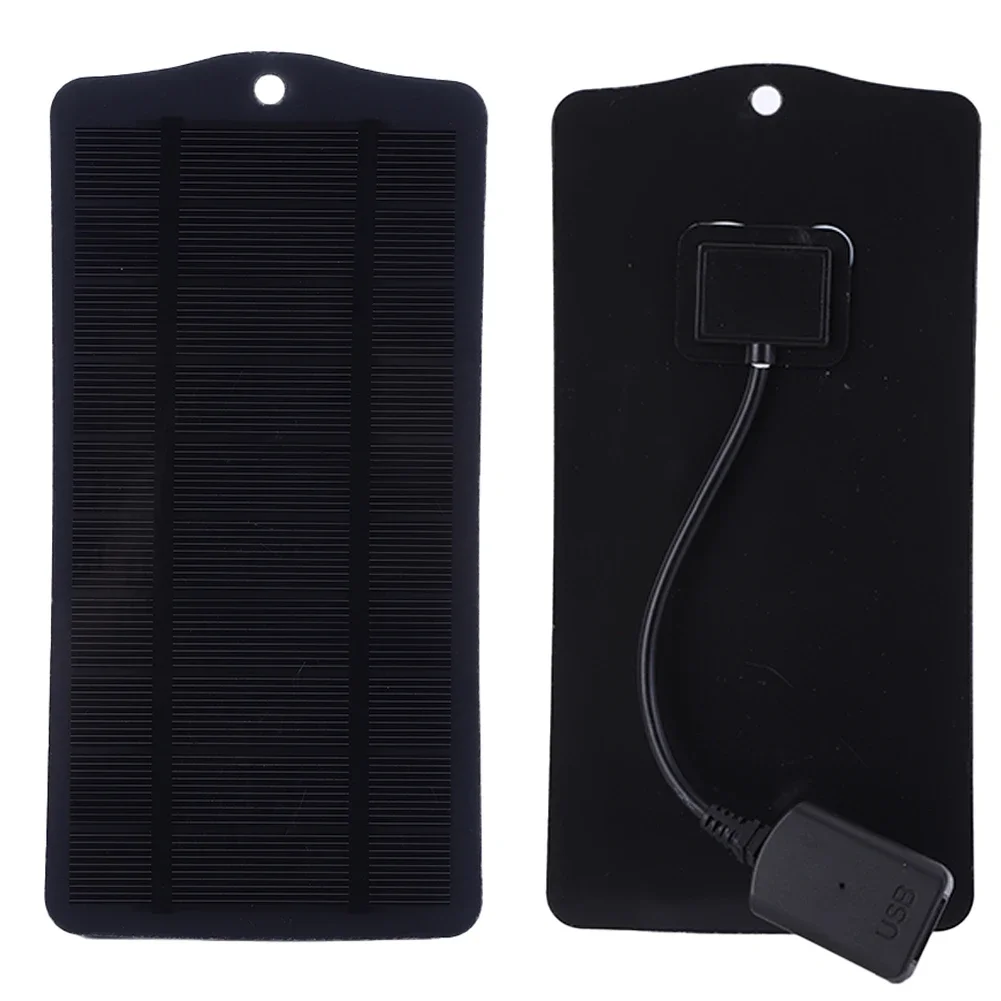 2.5 واط 5 فولت لوحة طاقة شمسية الخلايا الضوئية USB مقاوم للماء شاحن الهاتف المحمول شاحن البطارية الشمسية لبطارية 3.7-5 فولت #3