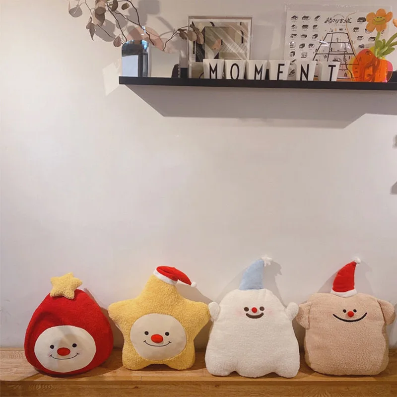 كارتون عيد الميلاد شبح ستار وسادة هدية عيد للفتيات #5