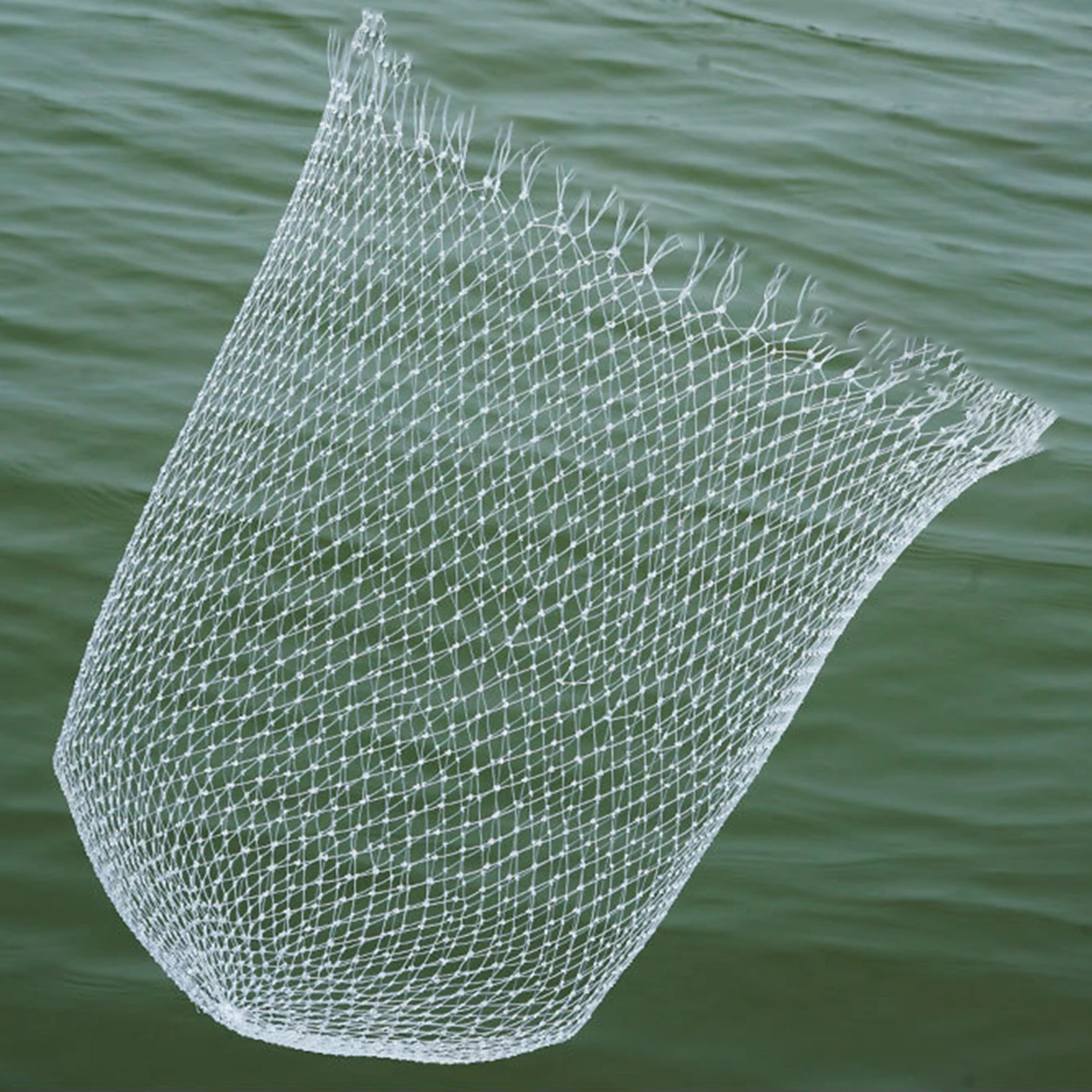 Rede de pesca dobrável, rede de captura e liberação, malha de nylon, equipamento de pesca, cabeça de rede para caiaque, peixe-gato, truta