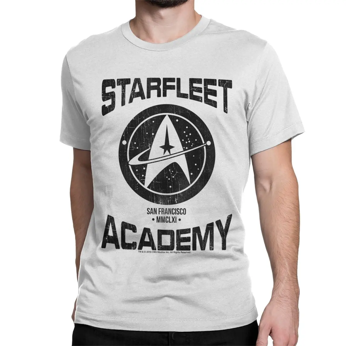 Stars Treks Academy Space Men Women's T Shirts Novelty Tees Short Sleeve O Neck T-Shirts Cotton 4XL 5XL Tops