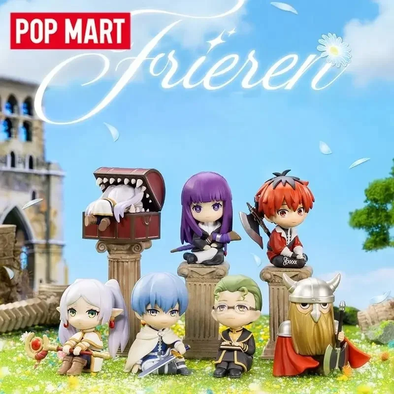 

POP MART GONG FRIEREN Series Blind Box Genuine Mystery Box Guess Bag Toys Anime Action Figures Desktop Ornament Gift