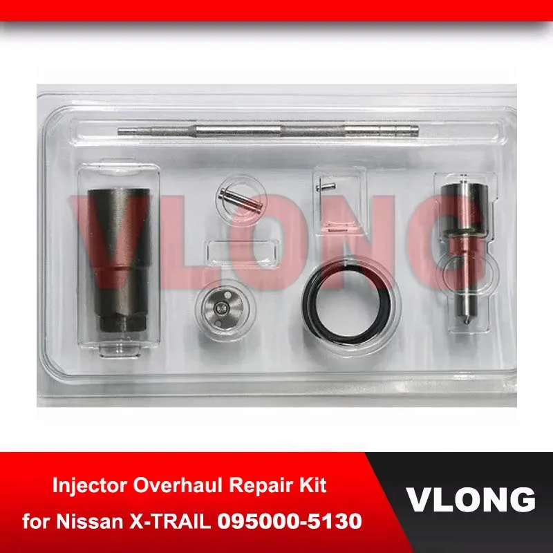 Diesel Injector Overhaul Kit For Denso NISSAN X-TRAI Fuel Injektor Repair Parts 095000-6630 095000-6631 095000-6632 16650-Z600E