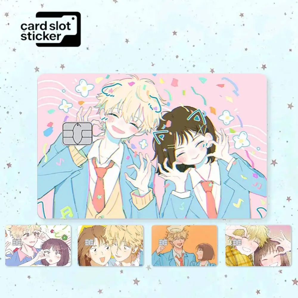 

Anime S-Skip and Loafer Credit Card HD Stickers Game Card Decal Small Chip Waterproof Sticker Gift