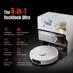 【global version】Roborock S8 maxV ultra Robot vacuum cleaner 10000 Pa with Auto mop washing drying  Dust emptying