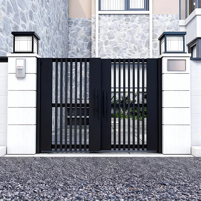 Villa Garden Aluminium Metal Sliding Gates Modern Eco-Friendly Durable Outdoor Design for Private Homes